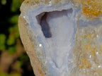 Polished Blue Lace Agate Geodes x 6 From Nsanje, Malawi - Toprock Gemstones and Minerals 