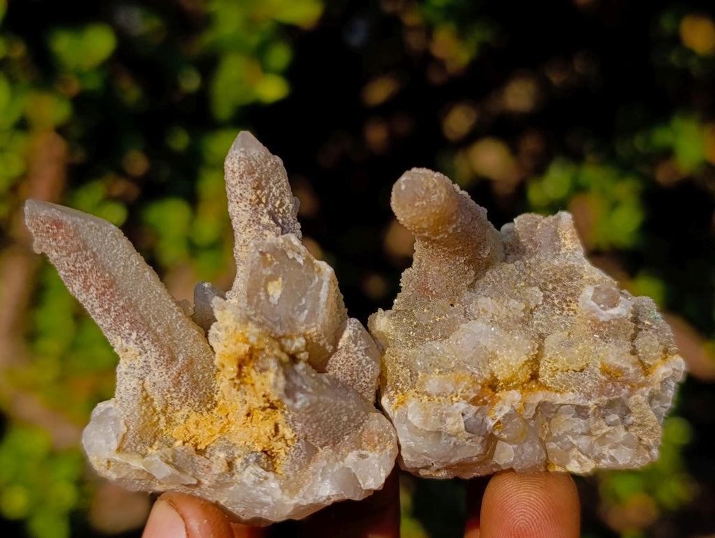 Natural Drusy Fairy Spirit Quartz Crystals and Clusters x 35 From Boekenhouthoek, South Africa - Toprock Gemstones and Minerals 