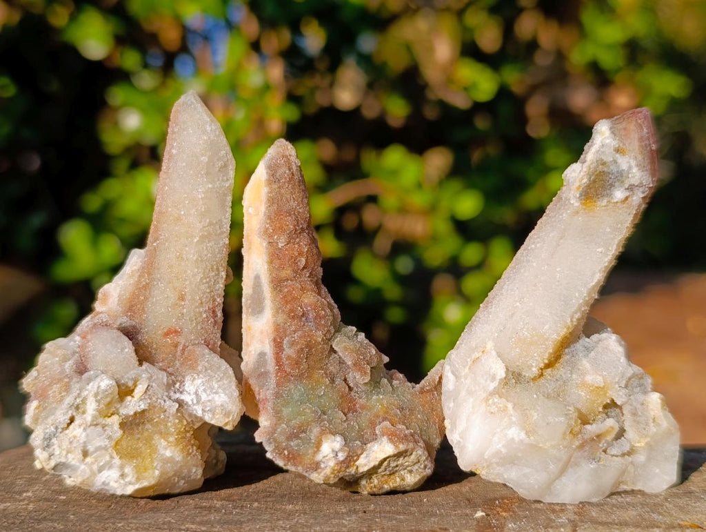 Natural Drusy Fairy Spirit Quartz Crystals and Clusters x 35 From Boekenhouthoek, South Africa - Toprock Gemstones and Minerals 