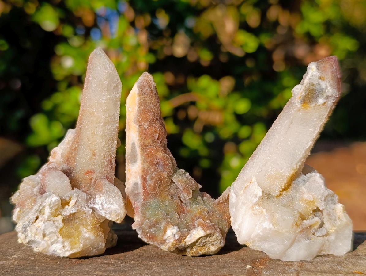 Natural Drusy Fairy Spirit Quartz Crystals and Clusters x 35 From Boekenhouthoek, South Africa - Toprock Gemstones and Minerals 