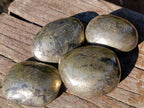 Polished Large Basalt Pharaoh Stone Galets x 4 From Iron Duke Mine, Zimbabwe