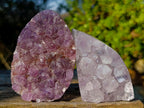 Polished Mix of Agate Crystalline Geodes and Crystal Topped Plates x 6 From Maintirano, Madagascar - Toprock Gemstones and Minerals 
