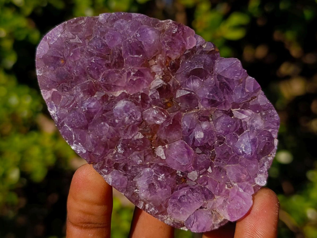 Polished Mix of Agate Crystalline Geodes and Crystal Topped Plates x 6 From Maintirano, Madagascar - Toprock Gemstones and Minerals 
