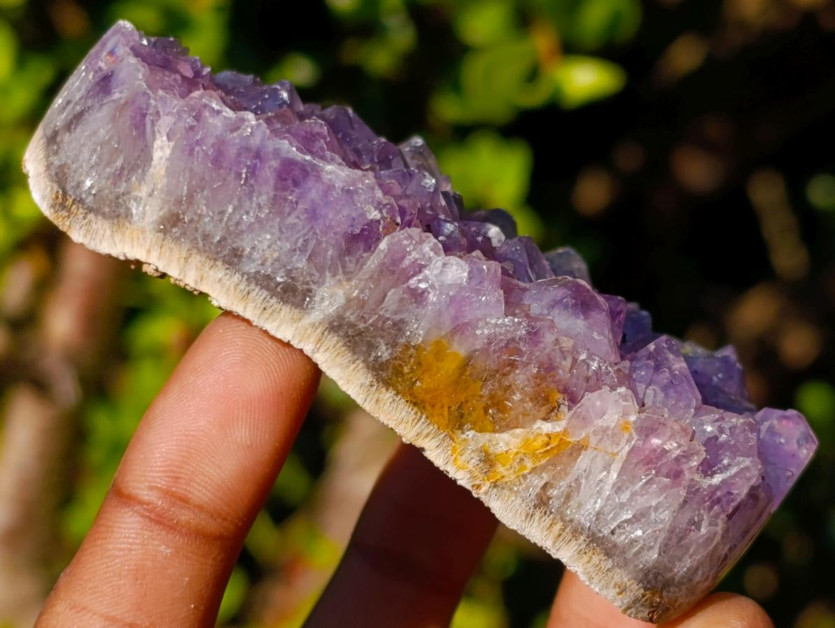 Polished Mix of Agate Crystalline Geodes and Crystal Topped Plates x 6 From Maintirano, Madagascar - Toprock Gemstones and Minerals 