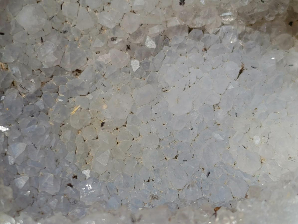 Polished Mix of Agate Crystalline Geodes and Crystal Topped Plates x 6 From Maintirano, Madagascar - Toprock Gemstones and Minerals 