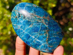 Polished Blue Apatite Standing Display Pieces x 6 From Betroka, Madagascar - Toprock Gemstones and Minerals 