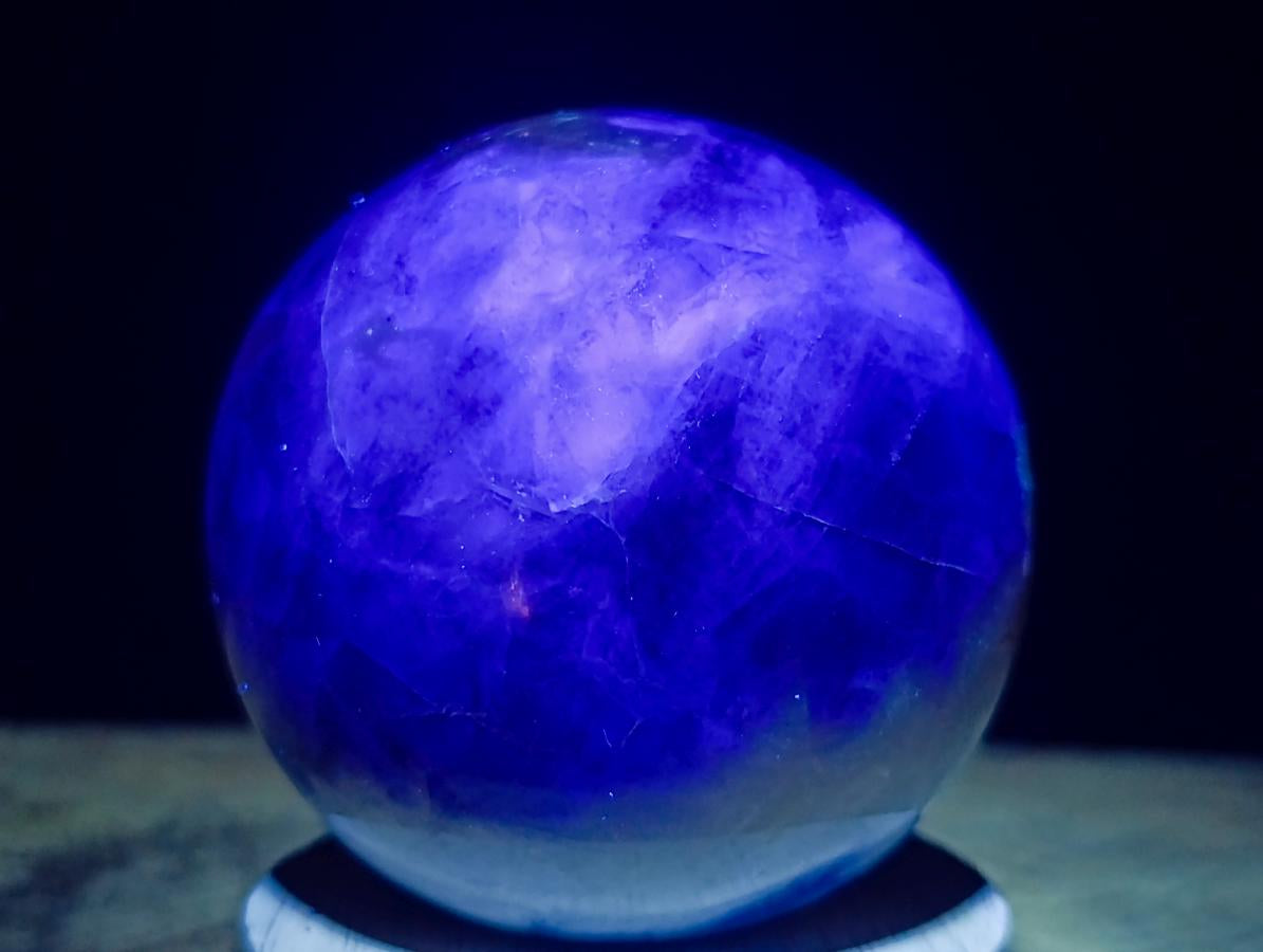 Polished Watermelon Fluorite Spheres x 2 From Uis, Namibia - Toprock Gemstones and Minerals 