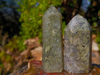 Polished Epidote in Girasol Quartz Display Crystals x 12 From Madagascar - Toprock Gemstones and Minerals 