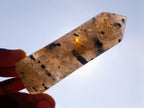 Polished Epidote in Girasol Quartz Display Crystals x 12 From Madagascar - Toprock Gemstones and Minerals 