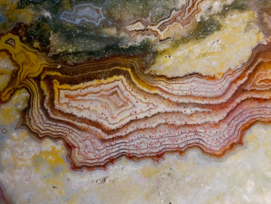 Polished Ocean Jasper Bowls x 2 From Northwest Coast, Madagascar - Toprock Gemstones and Minerals 