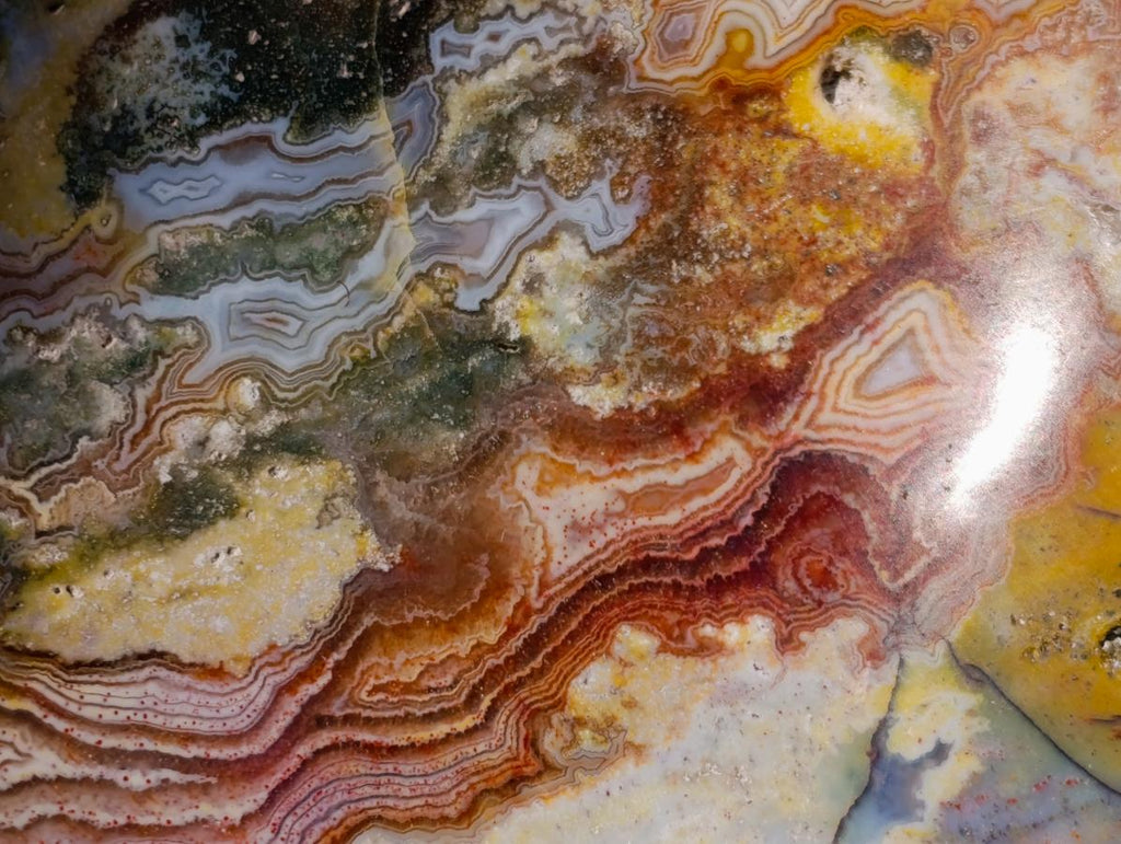 Polished Ocean Jasper Bowls x 2 From Northwest Coast, Madagascar - Toprock Gemstones and Minerals 