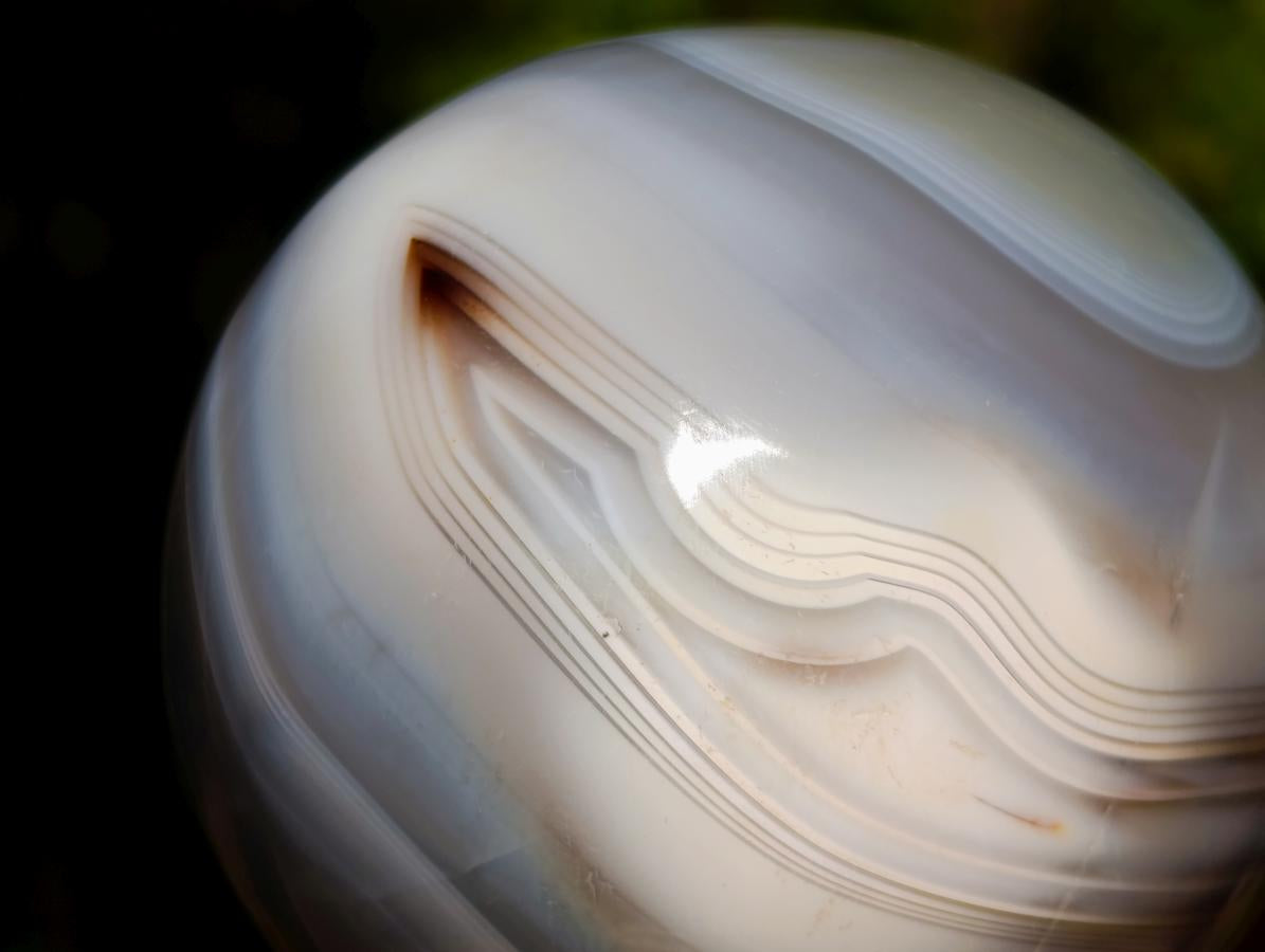 Polished Banded Agate Spheres x 4 From Madagascar - Toprock Gemstones and Minerals 