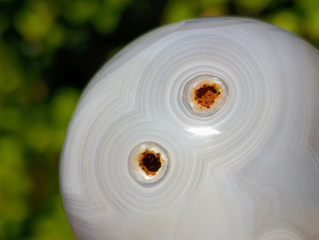 Polished Banded Agate Spheres x 4 From Madagascar - Toprock Gemstones and Minerals 
