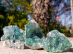 Natural Green Cubic Fluorite Specimens x 12 From Mandrosonoro, Madagascar - Toprock Gemstones and Minerals 