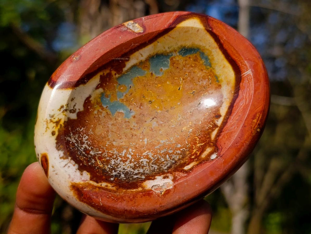 Polished Polychrome Jasper Bowls x 6 From NW Coast, Madagascar - Toprock Gemstones and Minerals 