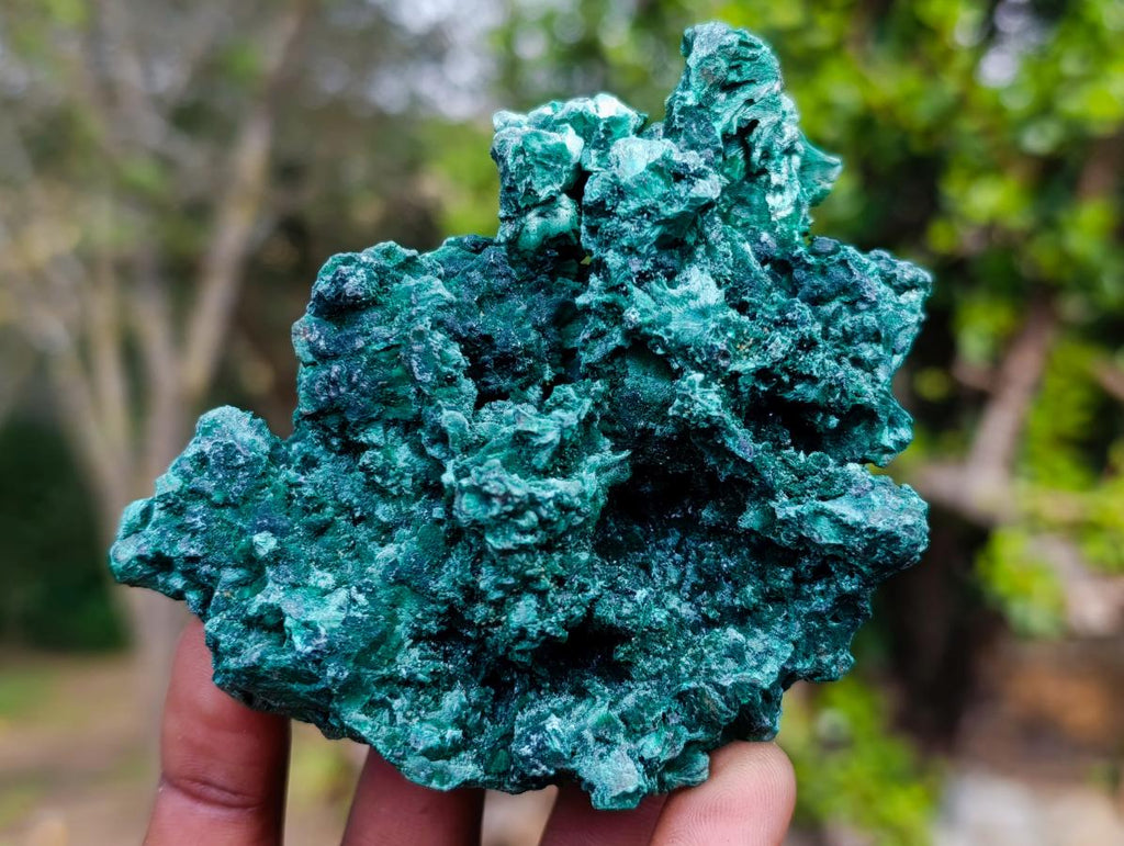 Natural Silky Malachite Specimens x 3 From Kasompe, Congo - Toprock Gemstones and Minerals 