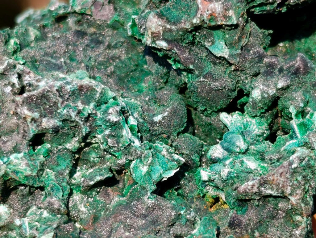 Natural Silky Malachite Specimens x 3 From Kasompe, Congo - Toprock Gemstones and Minerals 