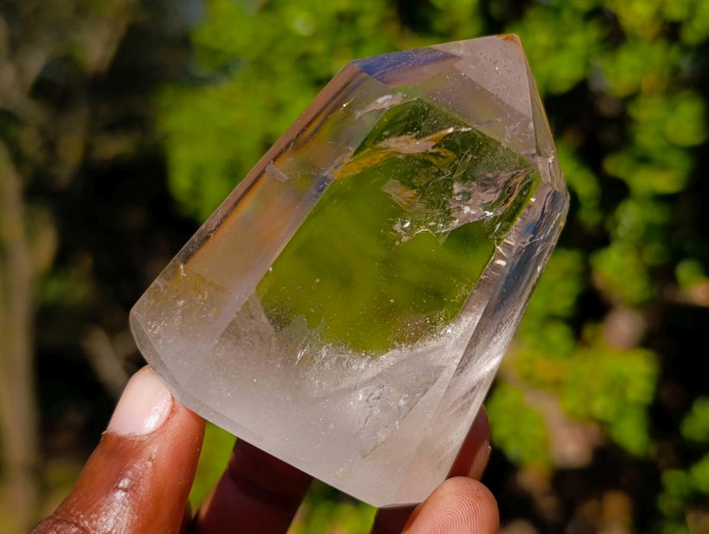 Polished Smokey Citrine and Smokey Window Quartz Crystals x 6 From Madagascar - Toprock Gemstones and Minerals 
