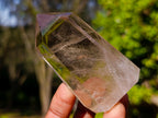 Polished Smokey Citrine and Smokey Window Quartz Crystals x 6 From Madagascar - Toprock Gemstones and Minerals 