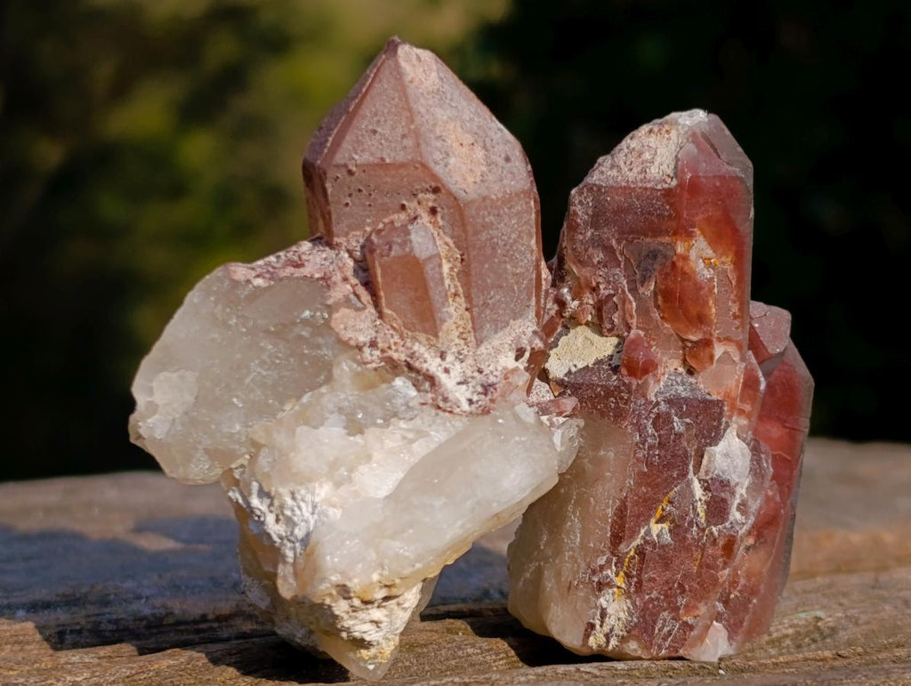 Natural Red Hematoid Quartz Crystals x 35 From Karoi, Zimbabwe - Toprock Gemstones and Minerals 
