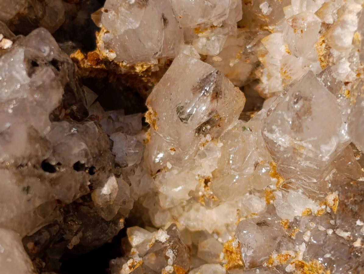 Natural Large Drusy Quartz Coated Calcite Cluster Specimen x 1 From Albert's Mountain, Lesotho - Toprock Gemstones and Minerals 