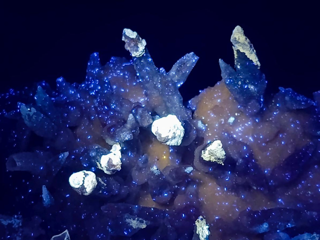 Natural Large Drusy Quartz Coated Calcite Cluster Specimen x 1 From Albert's Mountain, Lesotho - Toprock Gemstones and Minerals 