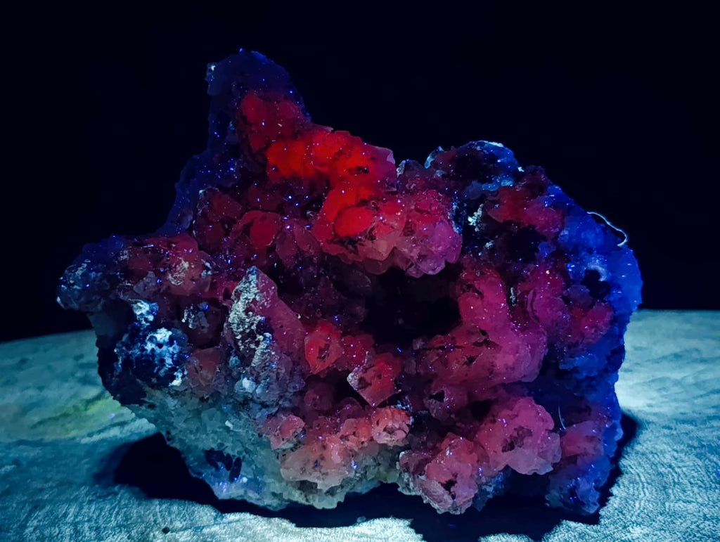 Natural Large Drusy Quartz Coated Calcite Cluster Specimen x 1 From Albert's Mountain, Lesotho - Toprock Gemstones and Minerals 