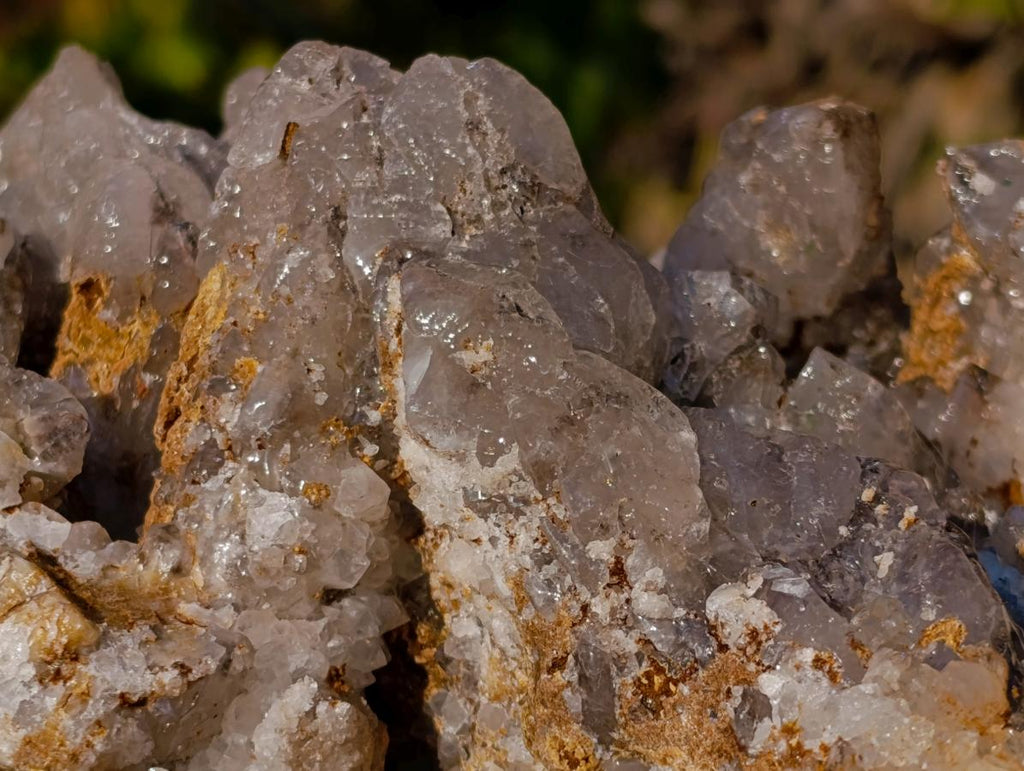 Natural Large Drusy Quartz Coated Calcite Cluster Specimen x 1 From Albert's Mountain, Lesotho - Toprock Gemstones and Minerals 