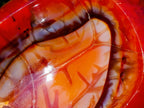 Polished Large Carnelian Agate Gemstone Bowl x 1 From Madagascar - Toprock Gemstones and Minerals 