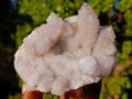 Natural Pale Lilac Drusy Spirit Quartz Clusters with Smokey Quartz x 2 From Boekenhouthoek, South Africa - Toprock Gemstones and Minerals 