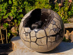 Polished XXL Septerye Sauvage Round "Dragons Egg" Geode x 1 From Mahajanga, Madagascar - Toprock Gemstones and Minerals 
