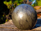 Polished Large Basalt Pharaoh Stone Sphere x 1 From Iron Duke Mine, Zimbabwe - Toprock Gemstones and Minerals 