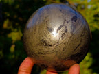 Polished Large Basalt Pharaoh Stone Sphere x 1 From Iron Duke Mine, Zimbabwe - Toprock Gemstones and Minerals 
