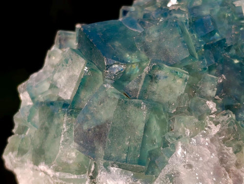Natural Green Cubic Fluorite Specimens x 4 From Mandrosonoro, Madagascar - Toprock Gemstones and Minerals 