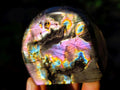 Polished Spectrolite Labradorite Standing Display Pieces x 6 From Madagascar - Toprock Gemstones and Minerals 
