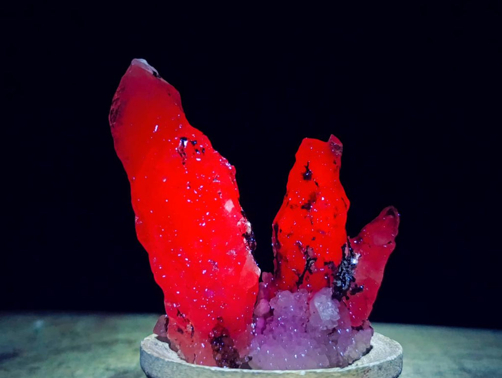 Natural Drusy Quartz Coated Calcite Pseudomorph Crystal Specimens x 17 From Albert's Mountain, Lesotho - Toprock Gemstones and Minerals 