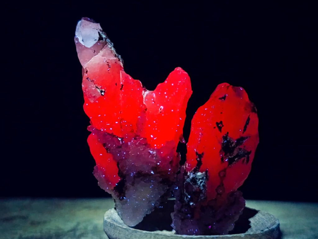Natural Drusy Quartz Coated Calcite Pseudomorph Crystal Specimens x 17 From Albert's Mountain, Lesotho - Toprock Gemstones and Minerals 