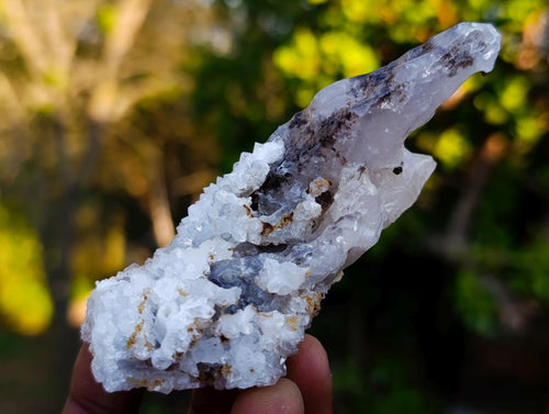 Natural Drusy Quartz Coated Calcite Pseudomorph Crystal Specimens x 17 From Albert's Mountain, Lesotho - Toprock Gemstones and Minerals 