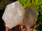 Polished Double Terminated Clear Quartz Crystals with Inclusions x 6 From Madagascar - Toprock Gemstones and Minerals 