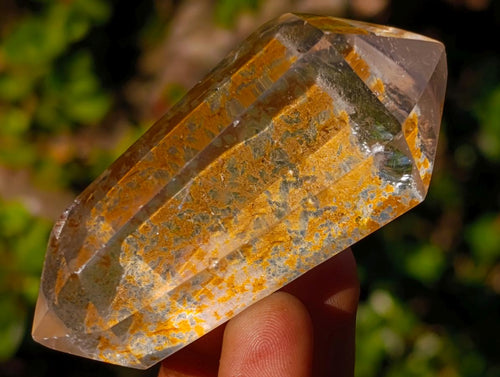 Polished Double Terminated Clear Quartz Crystals with Inclusions x 6 From Madagascar - Toprock Gemstones and Minerals 