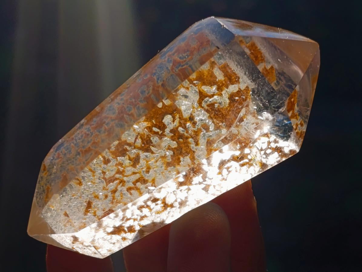 Polished Double Terminated Clear Quartz Crystals with Inclusions x 6 From Madagascar - Toprock Gemstones and Minerals 