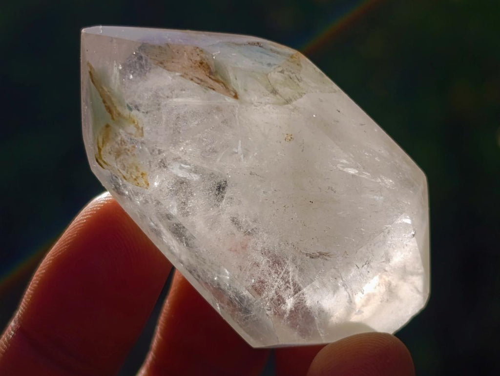 Polished Double Terminated Clear Quartz Crystals with Inclusions x 6 From Madagascar - Toprock Gemstones and Minerals 