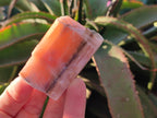 Natural Rhombohedral Sunset Orange Calcite Specimens x 24 From Spitzkop, Namibia - Toprock Gemstones and Minerals 