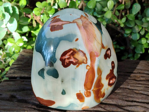 Polished Large Polychrome Jasper Standing Display Piece x 1 From NW Coast, Madagascar - Toprock Gemstones and Minerals 