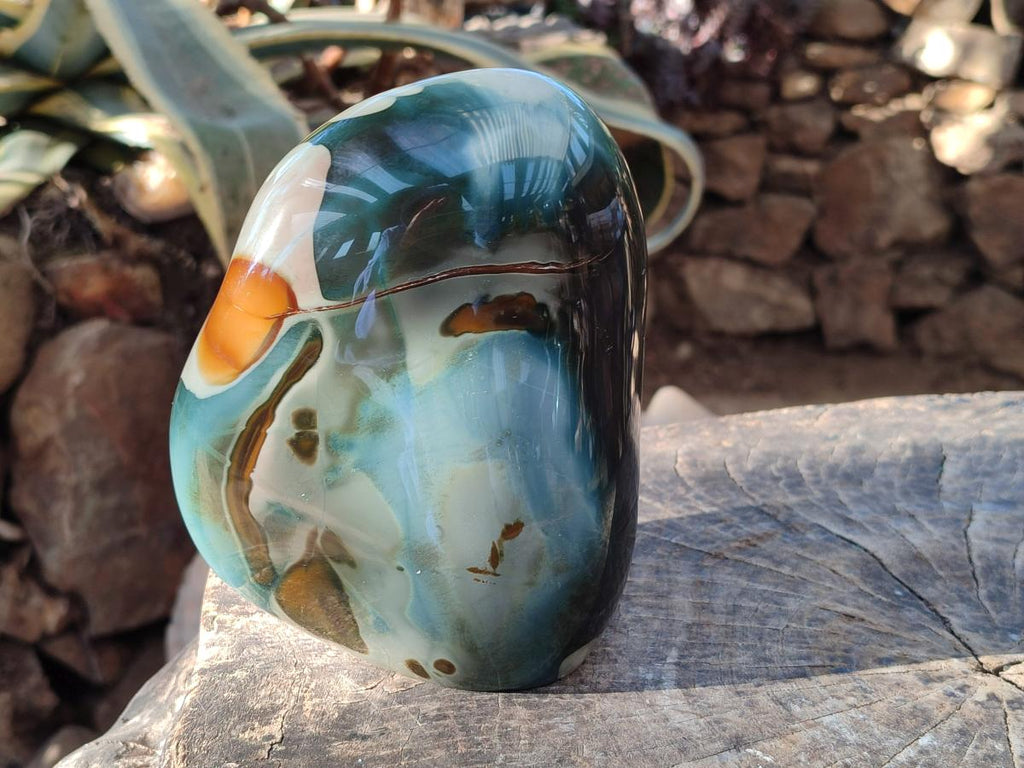 Polished Large Polychrome Jasper Standing Display Piece x 1 From NW Coast, Madagascar - Toprock Gemstones and Minerals 