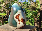 Polished Large Polychrome Jasper Standing Display Piece x 1 From NW Coast, Madagascar - Toprock Gemstones and Minerals 