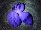 Polished Watermelon Fluorite Palm Stones x 12 From Uis, Namibia - Toprock Gemstones and Minerals 