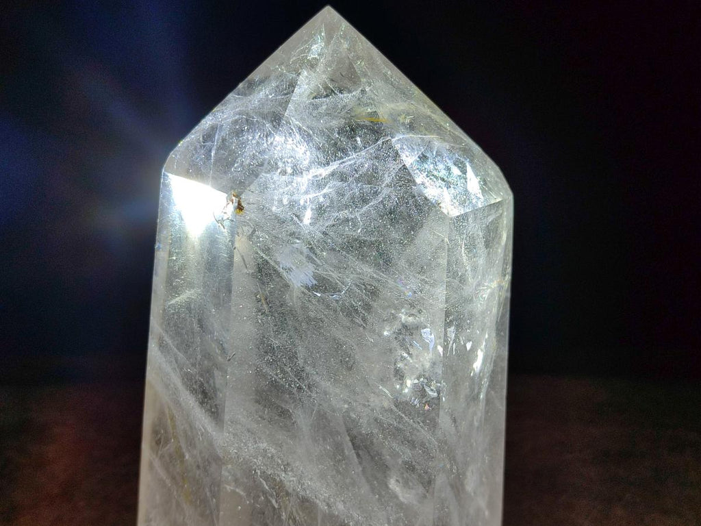 Polished Large Clear Quartz Display Crystal x 1 From Madagascar - Toprock Gemstones and Minerals 
