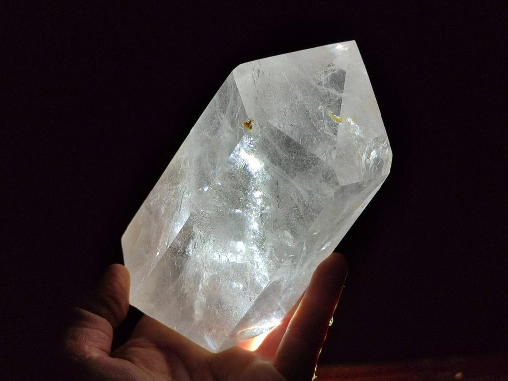 Polished Large Clear Quartz Display Crystal x 1 From Madagascar - Toprock Gemstones and Minerals 