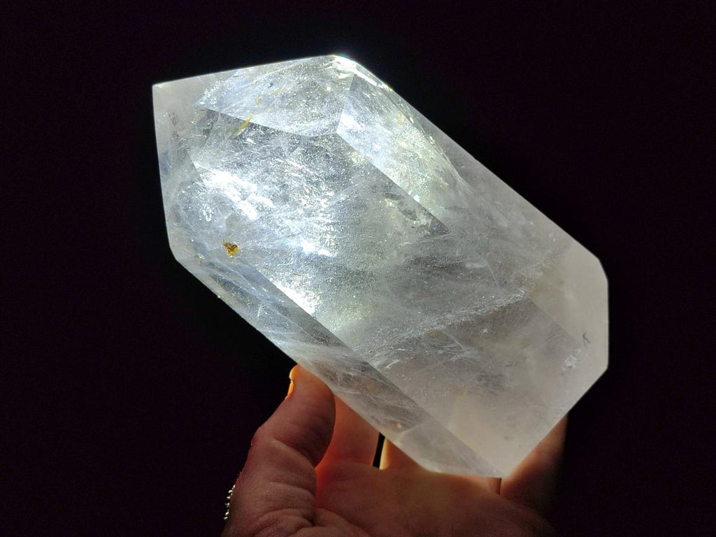 Polished Large Clear Quartz Display Crystal x 1 From Madagascar - Toprock Gemstones and Minerals 